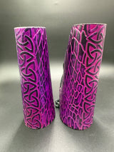 Stamped Leather Vambracers- Dragon Scale
