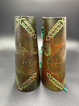 Stamped Leather Vambracers- Celtic