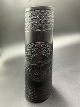Stamped Leather Vambracers- Single Adult