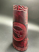 Stamped Leather Vambracers- Single Adult