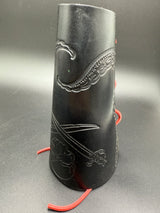Stamped Leather Vambracers- Pirate