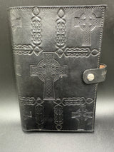 Stamped Leather Renn Fair Journal - Celtic Cross