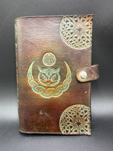 Stamped Leather Renn Fair Journal - Owl