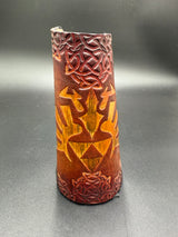 Stamped Leather Vambracers- Zelda