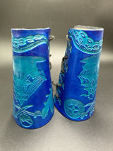 Stamped Leather Vambracers- Pirate
