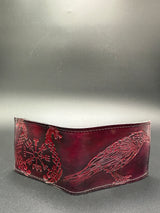 Stamped Leather Bifold Wallet - Nordic