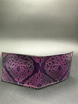 Stamped Leather Bifold Wallet - Celtic Heart