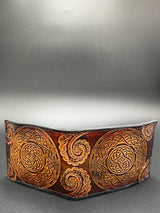 Stamped Leather Bifold Wallet - Tentacles