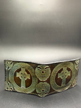 Stamped Leather Bifold Wallet - Celtic Cross