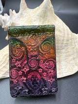 Stamped Leather Money Clips Wallet - Assorted Designs