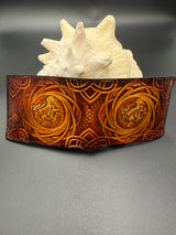 Stamped Leather Bifold Wallet - Widespread Panic