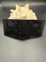 Stamped Leather Bifold Wallet - Tool