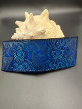 Stamped Leather Bifold Wallet - Deep Dark and Dangerous