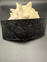 Stamped Leather Bifold Wallet - Deep Dark and Dangerous