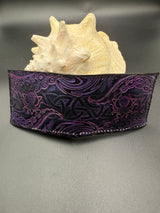 Stamped Leather Bifold Wallet - Deep Dark and Dangerous