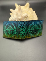 Stamped Leather Bifold Wallet - Of the Trees