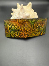 Stamped Leather Bifold Wallet - Charles the First