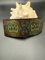 Stamped Leather Bifold Wallet - Charles the First