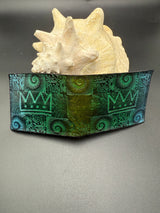 Stamped Leather Bifold Wallet - Charles the First