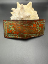 Stamped Leather Bifold Wallet - Zed's Dead