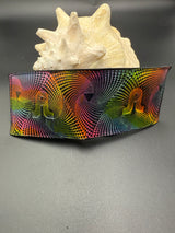Stamped Leather Bifold Wallet - Pretty Lights