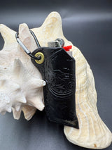 Stamped Leather Lighter Case -Tool