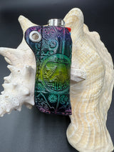 Stamped Leather Lighter Case - Aphex Twin