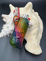 Stamped Leather Lighter Case - Shpongle