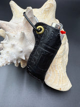 Stamped Leather Lighter Case - Detox Unit