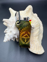 Stamped Leather Lighter Case - Of The Trees