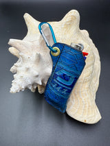 Stamped Leather Lighter Case - Detox Unit