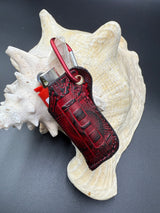 Stamped Leather Lighter Case -Tool