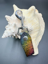 Stamped Leather Accessory Clip - Shpongle