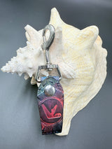 Stamped Leather Accessory Clip - Aphex Twin