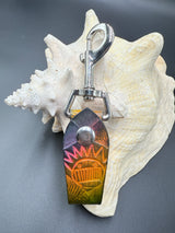 Stamped Leather Accessory Clip - Ween