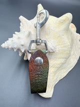 Stamped Leather Accessory Clip - Shpongle