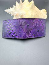 Stamped Leather Bifold Wallet - Tipper