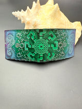 Stamped Leather Bifold Wallet - Tipper