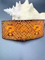 Stamped Leather Bifold Wallet - Tipper