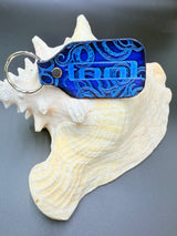 Stamped Leather Keychain - Tool