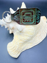 Stamped Leather Keychain - Detox Unit