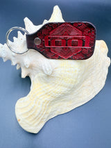 Stamped Leather Keychain - Tool