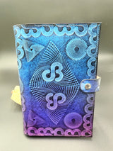 Stamped Leather Journal - Edm/Bass Music