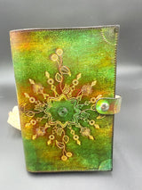 Stamped Leather Journal - Minimal Design