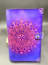 Stamped Leather Journal - Minimal Design