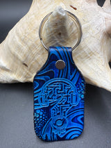 Stamped Leather Keychain - Tipper 3.0 Austin R