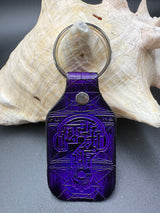 Stamped Leather Keychain - Tipper 3.0 Austin R