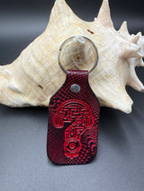 Stamped Leather Keychain - Tipper 3.0 Austin R