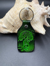 Stamped Leather Keychain - Tipper 3.0 Austin R