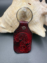 Stamped Leather Keychain - Tipper 3.0 Austin R